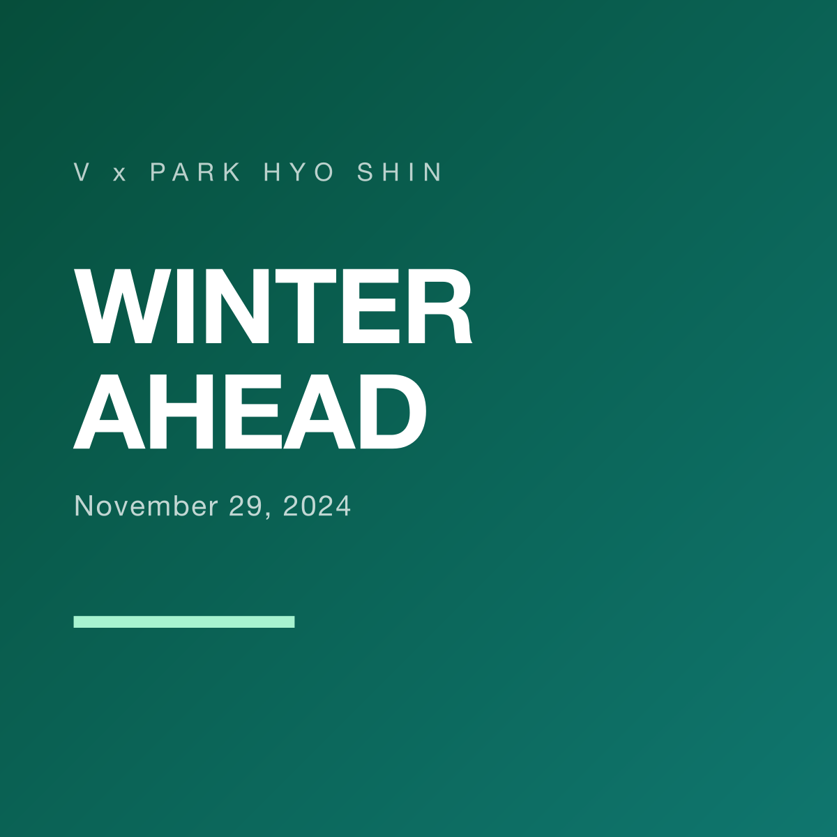 Winter Ahead (2024) cover art